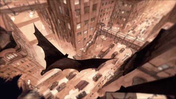 homem morcego sobrevoa gotham na hq batman o príncipe encantado das trevas da DC
