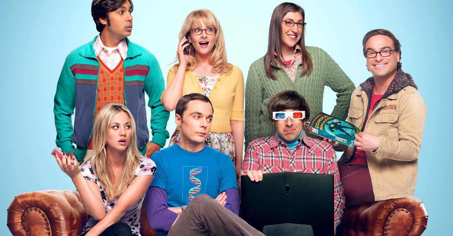Detalhe do Poster da série The Big Bang Theory da CBS
