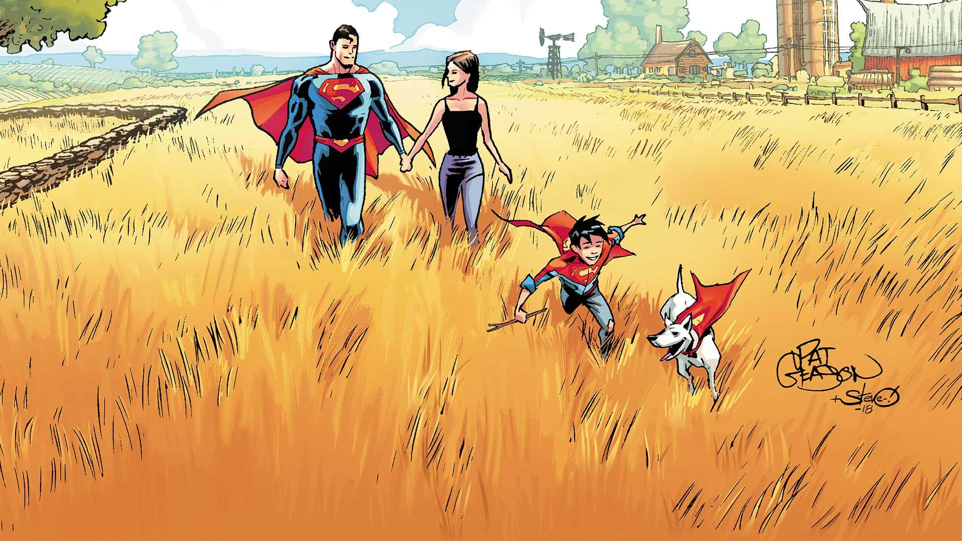 Última cena do run do Superman de Peter Tomasi