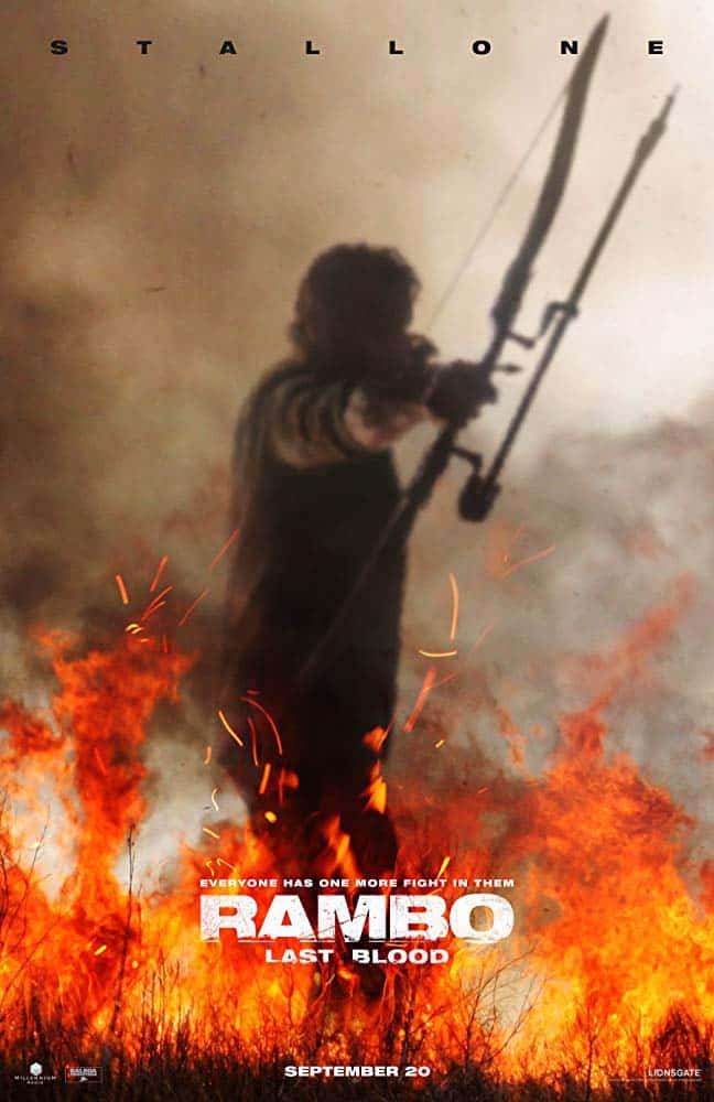 Poster de Rambo Last Blood com Sylvester Stalonne