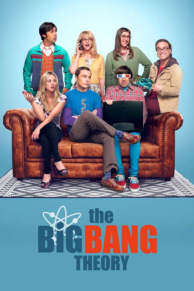 Poster da série The Big Bang Theory da CBS
