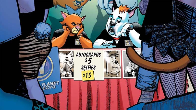 Jambo e Ruivão em imagem de HQ da Hanna-Barbera pela DC Comics