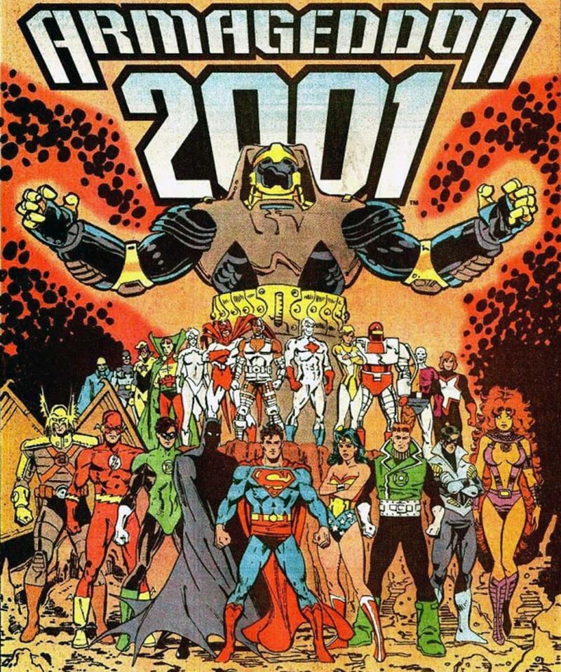 armageddon 2001 é uma das mais importantes sagas DC e Marvel com viagem no tempo