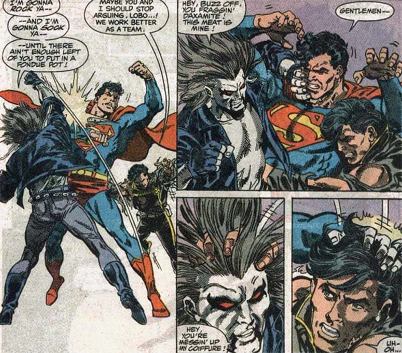 A L.E.G.I.Ã.O. de Vril Dox enfrenta o Superman em uma das únicas aventuras que se passa na Terra