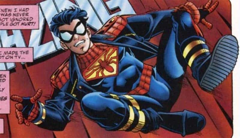 Spider-Boy mistura o Homem-Aranha com o Superboy em Amálgama